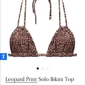 Montce Leopard Solo Bikini Top